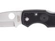 Accessories: Lock Blade/Pocket ClipDescription: Mod Spear Point/Oval Thumb HoleEdge: PlainFinish/Color: StainlessFrame/Material: Black FRNModel: NativePackaging: BoxSize: 3.125"Type: Folding Knife
Manufacturer: Spyderco
Model: C41PBK
Condition: New
Price: