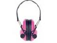 "
SmartReloader VBSR006-15 SR112 Electronic Stereo Earmuff Pink
These earmuffs electronically limit loud noises to 85 decibels and amplify soft sounds up to 20 decibels. Stereo microphones allow you to hear directionally. Excellent for hunting and range