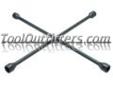 "
Ken-tool 35659 KEN35659 Standard Lug Wrench - 22""
Features and Benefits:
Welded center construction for strength and durability
Premium grade, special bar quality steel for extra strength
Socket sizes: 3/4", 13/16", 7/8", 15/16"
"Price: $29.07
Source: