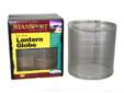 The Wire Mesh Lantern Globe ends broken lantern globes. This strong fine wire mesh removes the chance of shatered glass and the inability to use your lantern on those long weekends. The Wire Mesh Lantern Globe fits Stansport 1 and 2 mantle lanterns and