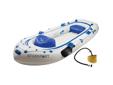 Kenai 9 4 Man River BoatSpecificaions:- NMMA & CE Certified - Length: 9' 7" - Two compartment inflatable floor - Width: 4' 8" - Four molded oar locks - Weight: 32 lbs - Grab line - Material: 90mm k80 polyester - Bow carry handle - Air Valves: 2 one way -