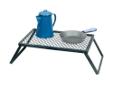 Heavy Duty Camp Grill - 24? x 16? Heavy duty all steel construction provides care free use and durability. Folds easily and compactly for storing and transporting. Legs lock securely in place to form a stable cooking platform. Steel mesh cooking surface