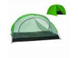 Star-Lite 2-Person w/Fly Fiber Glass, Green- Packed size: 13" X 5" - 1 Door - Interior Area: 41.25 sq. ft. - Peak Height: 44" - Floor Material: 190T polyester, 2000mm P.U. coated - Mesh: No-see-um - Number of poles: 2 shock corded fiberglass 8.5 mm. -