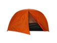 Star-Lite 2-Person Tent- Trail Weight: 5.5 lbs. - Packed size: 13"X5" - 1 Door. - Interior Area: 41.25 sq. ft. - Peak Height:44" - Floor Material: 190T polyester, 2000mm P.U. coated - Mesh: No-see-um - Number of poles: 2 shock corded fiberglass 8.5 mm. -