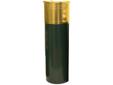 12 Gauge Shotshell Thermo Bottle - 25 oz. 3 cup capacity - Double wall 18-8 stainless steel insulated construction (BPA FREE) - Keeps drinks hot or cold for up to 24 hours - Insulated Cap - One touch stopper - Wide base cup is tip-over proof - Green
