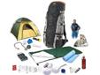 Internal Frame Pack Camping Set Features: Tap your inner outdoorsman with ease Packed with 17 essential items that will help you enjoy mother nature to the fullest All these items packed into the included internal-frame backpack, you'll always be ready