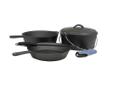 Pots and Pans, Cast Iron "" />
Stansport Cast Iron PreSeason 6Pc Cook Set 16903
Manufacturer: Stansport
Model: 16903
Condition: New
Availability: In Stock
Source: http://www.fedtacticaldirect.com/product.asp?itemid=46315