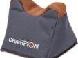 "
Champion Traps and Targets 40472 Steady Bags Large Front Two Tone, Prefilled
Two-Tone Sand Bag
These shooting rests are a modern take on an old favorite. These durable two-tone bags come filled with a lightweight alternative to sand and feature a