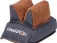 "
Champion Traps and Targets 40473 Steady Bags Rear Two-Tone, Prefilled
Two-Tone Sand Bag
This shooting rest is a modern take on an old favorite. This durable two-tone bag comes filled with a lightweight alternative to sand and features a gun-gripping