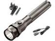 "
Streamlight 75734 Stinger LED Flashlight, (With DC Piggyback Holder)
The powerful, long-range, long-running, flashlight that lasts a lifetime. A combination of rechargeability and LED technology that produces the lowest operating cost of any flashlight