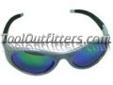 SAS Safety 5188 SAS5188 Stingers High Impact Safety Glasses - Silver Frames/Blue Mirrored Lens
'5188
The Stingers High Impact Eyewear
Features and Benefits:
Optically correct lenses with panoramic view
Superb styling and comfort
AAISI rated Z87.1 - 1989