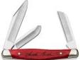 "
Buck Knives 301CWS Stockman Chairman Series Comfort Craft
Traditional, convenient and multi-purpose. The traditional
Stockman is the largest three-bladed knife available from Buck. The Chairman Series Stockman offers a classic Cherry DymondwoodÂ® handle