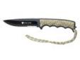 "
Browning 320118BL Stone Cold Fixed Spear P-Cord
Black Label Stone Cold Spear Cord
Specifications:
- Sheath Description: Blade-Tech polymer sheath
- Main Blade Length: 5 5/8""
- Type Description: Tactical Fixed Blade
- Steel Description: 440 Stainless