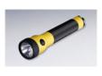 Lightweight, powerful, safety-rated, rechargeable flashlight with super-tough, non-conductive nylon polymer construction that makes it virtually indestructible.Features:- Compact, polymer body, non-slip grip.- Battery: Nickel-cadmium 3.6 Volt, 1.8 amp