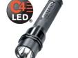 Full featured tactical C4Â® LED flashlight has high and low modes, plus strobe!- C4Â® LED technology, impervious to shock with a 50,000 hour lifetime.- Unbreakable, high temperature glass lens with scratch resistant coating.- 3 modes: - High ? 11,000