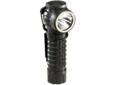 Streamlight PolyTac 90 LED Flashlight is a super bright and compact right angle personal light with C4 LED technology. This Streamlight flashlight offers microprocessor controlled high and low intensity modes, a strobe mode, and an integrated carabiner