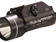 Intensely bright, virtually indestructible tactical light. Includes user programable strobe enable/disable.- Powered by two 3-volt CR123A lithium batteries with 10-year storage life- C4 LED with blinding beam (TLR-1s 160 lumens) with optimum peripheral