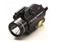 The same great features as the TLR-2, now with strobe function!- Powered by two 3-volt CR123A lithium batteries with 10-year storage life- C4 LED with blinding beam (TLR-2s 160 lumens) with optimum peripheral illumination ? will not break or burn out!-