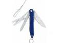 Leatherman 831214 Style Blue
The Style keychain tool from Leatherman is no bigger than your house key and weighs even less. But don't be fooled by its size. This little survival tool has four great features for everyday situations and not-so-everyday