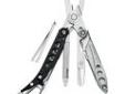 "
Leatherman 831487 Style PS, Standard Stainless Finish, Peg
Leatherman Style PS Multi-Tool 831487
The handy Style PS is one unique, travel-friendly, multi-tool. With spring-action pliers, a file, scissors, tweezers, bottle opener and mini-screwdriver,