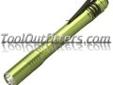 "
Streamlight 66129 STL66129 Stylus ProÂ® Lime Green Penlight with White LED
Features and Benefits:
Compact, water resistant, durable construction withstands tough work environments and the red body color is easy to distinguish among tools
LED has a 30,000