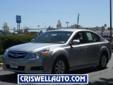 Criswell Chevrolet
503 Quince Orchard Rd., Â  Gaithersburg, MD, US -20878Â  -- 888-282-3461
2012 Subaru Legacy 2.5i Premium
DID YOU KNOW WE'LL TAKE YOUR TRADE-IN AS A DOWN PYMT?
Price: $ 20,888
GM Certified Pre-Owned Sold here!! Largest Selection in DC