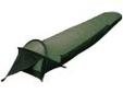 "
Chinook 01902OL Summit Bivy Bag Olive
The Summit Bivy is an advanced bivy sack system that uses DAC Featherlite aluminum poles to create a self-supporting canopy around the facial area. This allows better breathability and movement without added