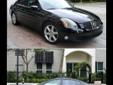 2004 Nissan Maxima Sedan
Click here to ask me a question about this vehicle!
Click here for more details on this vehicle!
Phone:
Engine:
6 Cylinder, 3.5 L
Transmission
AUTOMATIC
Exterior:
BLACK
Interior:
BLACK
Mileage:
127,289
Price:
$2,110
Equipment &