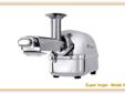 ï»¿ï»¿ï»¿
Super Angel 5500 Stainless Steel Living Juice Extractor Machine - Super Heavy Duty Juicer: Juices Fruits, Vegetables, Leafy Greens, Wheatgrass
More Pictures
Lowest Price
Click Here For Lastest Price !
Technical Detail :
Twin Gear - Two Stage Juicer