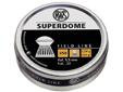 The RWS Supderdome has the so-called English bulldog design with a round head and a rifled skirt. The Super Dome Pellet has the typical German quality features of all RWS Air Gun Pellets. The RWS Superdome for air rifles and pistols is a great field line