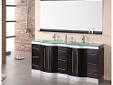 TYCROMEDIA.COM
Bathroom Furniture > Double Sink Bathroom Vanity
Supreme Modern Double-sink Bathroom Vanity
Solid wood vanity base has nine functional drawers and two cabinets for plenty of storage
Modern, functional vanity features his and hers dual