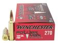 Winchester Super X Ammunition - Caliber: 270 Winchester - Grain: 130 - Bullet: Power Max Bonded (PHP- Protected Hollow Point) - Muzzle Velocity: 3060 - Per 20
Manufacturer: Winchester Ammo
Model: 53442
Condition: New
Price: $27.7600
Availability: In