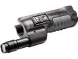 Surefire 623LM Mossberg 500 & 590 Forend LED WeaponLight, 200 Lumen. The SureFire 623LM replaces the original forend of your Mossberg 590 shotgun, or your Mossberg 500 shotgun with a 7 3/4" forend tube. Compact 6-volt (2-battery) system features a