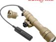 Surefire M600 Ultra Scout Light LED WeaponLight, 500 Lumens - Tan. Compact and extremely powerful, the M600 Ultra Scout Light uses a virtually failure-proof LED to produce 500 lumens of output, and it continues producing blinding tactical light for 1.5