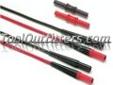 "
Fluke 2003602 FLUTL221 SureGripâ¢ Test Lead Extension Set
Features and Benefits:
One pair (red, black) of silicone insulated leads with straight connectors on both ends
Reinforced strain relief
Includes one pair (red, black) of female couplers
Extends