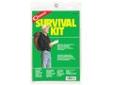 "
Coghlans 9480 Survival Kit w/Guide
Includes a Survival Guide, a concise booklet containing many helpful suggestions for surviving in the wilderness.
Contains:
- Emergency Blanket
- Matches
- Signal Whistle
- 2 Firesticks
- 12 Hour Lightstick
- Pencil