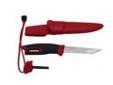 "
Light My Fire S-FK-RED Swedish FireKnife w/Firesteel Red
The Swedish FireKnife is a collaboration between Light My Fire and Mora of Sweden. This is more than just an extremely sharp, flexible, and sturdy all-around knife: the handle contains a fire
