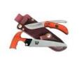 "
Outdoor Edge Cutlery Corp SZP-1C Swingblaze-Pak (Orange) Clam Pack
The most functional hunting knife/saw combo to hit the market in years. Combines our popular SwingBlaze and 6"" Kodi-Saw on a full grain leather belt sheath. This practical set is the