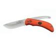 "
Outdoor Edge Cutlery Corp SZ-20NC Swingblaze (Orange) Clam
Simply push the lock button and the blade changes from a drop-point skinner to the ultimate gutting blade to open game like a zipper. Cuts beneath the skin to eliminate the chance of cutting