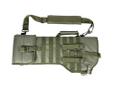 Tactical Rifle Scabbard/GreenSpecifications:- The NcStar Tactical Rifle Scabbard is designed for shoulder carry or modular mounting.- Webbing on both side with four detachable PALS straps for ambidextrous usage.- Six D-ring locations for attaching the