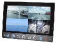 7" Waterproof Quad MonitorIM-MON-Q7 An addition to our range of on board and vehicle monitors, the IM-MON-Q7 combines a high resolution, low reflection 7" monitor with a Video Quad Switcher in an extremely rugged machined aluminum housing that can be