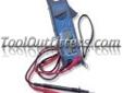 "
Universal Enterprises ACM6000 UEIACM6000 Clamp-On Automotive Multimeter and Probes
Features and Benefits:
Ideal for testing blower motors, lights, fuel pump current draw, starter motor current draw and most other vehicle electric motors (antennae,
