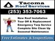 http://tacoma.roofservices.info
Homeowners looking for Tacoma Roof Services want to hire the best roofing company for a fair price.
We are a locally owned, licensed and insured roofing contractor dedicated to providing Tacoma area
residents professional