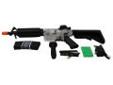 "
Umarex USA 2262403 Tactical Force TF4 Ops Clear
The TF4 OPS is an advanced airsoft rifle that shoots at a velocity of 325 FPS. This full/semi auto airsoft rifle is a tactical AEG rifle with quad picatinny fore rails with covers. The adjustable rear