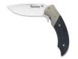 "
Browning 322504 Tactical Hunter G-10
504 tactical Hunter G-10
- Folding liner lock with flipper and stainless steel thumbstud
- Blades - Japanese VG-10 stainless steel
- Handles - G-10
- Pocket clip
- Blade Length 3 1/4"""Price: $36.3
Source: