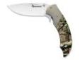 "
Browning 322503 Tactical Hunter Mossy Oak Infinity
503 tactical Hunter MOINF
- Folding liner lock with flipper and stainless steel thumbstud
- Blades - Japanese VG-10 stainless steel
- Handles - 6061 aircraft-grade aluminum with Mossy OakÂ® Break-UpÂ®