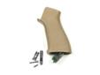 Tango Down AR15 Battlegrip with Internal Storage FDE. The Battlegrip Model BG-16 fits any rifle configured to take a standard M16 / AR-15 grip. The grip includes foam anti-rattle battery spacers, stainless steel Dry-Lok fastener, installation tool and