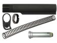 Tapco AR15 Complete Mil-Spec Extension Tube Kit Black. Don't rely on inferior buffer tubes when assembling the collapsible stock for your AR-15 style rifle. The INTRAFUSE 6- Position buffer tube from TAPCO is manufactured using impact extruded 7075 T6