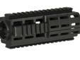 The Intrafuse AR Handguard is designed to address the needs of every shooter ? both civilian and tactical professionals. Constructed of high-strength composite, this handguard is extremely durable and offers a 50% weight reduction over comparable aluminum