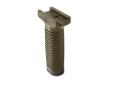 Tapco INTRAFUSE Vertical Grip Olive Drab. The Tapco INTRAFUSE Vertical Grip is designed to give you ultimate command over your rifle and enable you to acquire targets much faster. Tapco has flattened out the sides for a solid attachment of tactical light